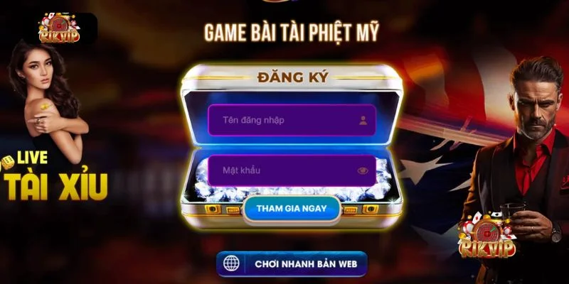 GAME BÀI RIKVIP Các bước cá cược Rikvip rất đơn giản, ai cũng có thể thực hiện được.