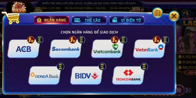 NẠP TIỀN RIKVIP Một vài lưu ý giúp bạn nạp tiền Rikvip thành công ngay lần đầu.