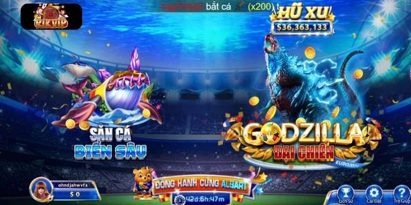 RIKVIP | Link Đăng Ký Tài Khoản Rik Vip Nhận Ngay 188k Sảnh bắn cá tại Rikvip có giao diện cực đẹp.