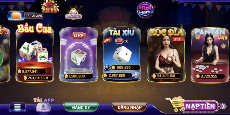 RIKVIP | Link Đăng Ký Tài Khoản Rik Vip Nhận Ngay 188k Hệ thống sảnh chơi cực hấp dẫn chỉ có tại cổng cược.